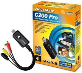 Compro Videomate C200 Pro Analog Video/Audio Capture Stick