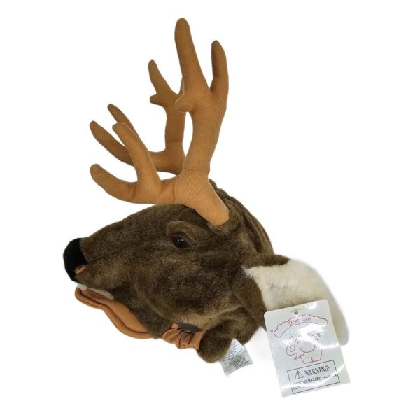 Green Trading C2615 Buck Deer With Antlers Plush Cap Adult (OS)