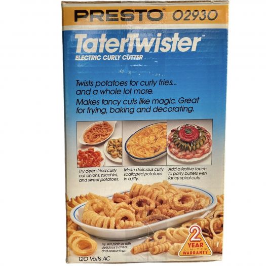  Presto Tater Twister Curly Cutter: Curly Fry Cutter: Home &  Kitchen