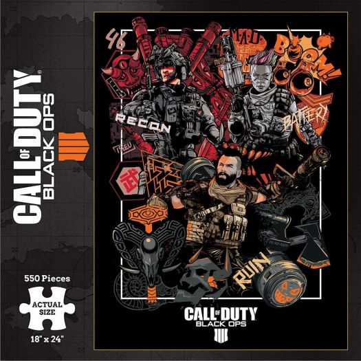 Call Of Duty Black Ops 4 Specialists Jigsaw Puzzle 550 Pieces 18" x 24"