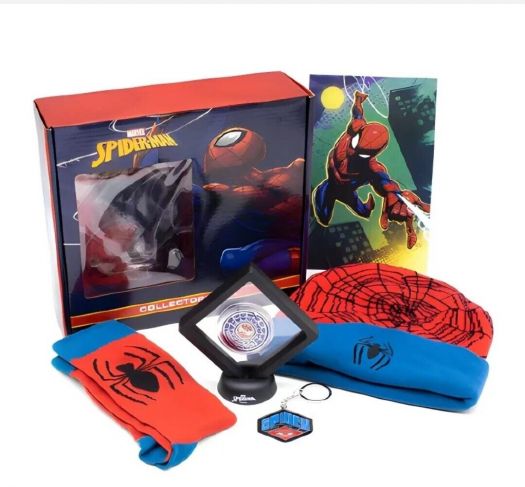 Marvel Spider-Man 2020 Collectors Box 5 Gifts Inside - Protector of New York Coin