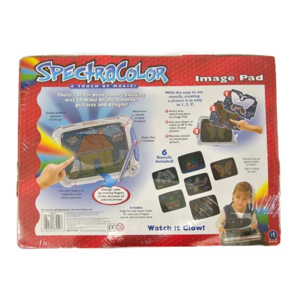 SpectraColor Image Pad Kids Design With Light Portable Battery Operated Ages 3+