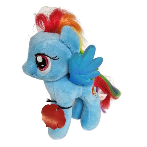 Ty Beanie Baby My Little Pony  7" Rainbow Dash 2014 Hasbro