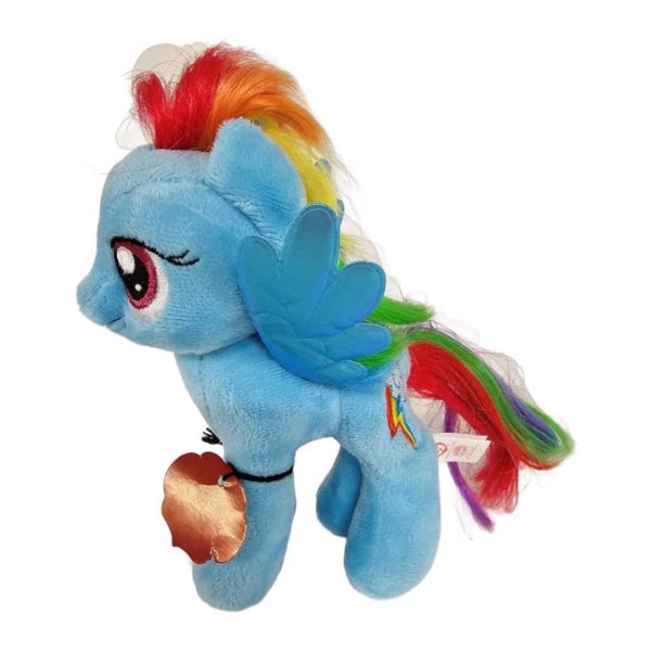 Ty Beanie Baby My Little Pony  7" Rainbow Dash 2014 Hasbro