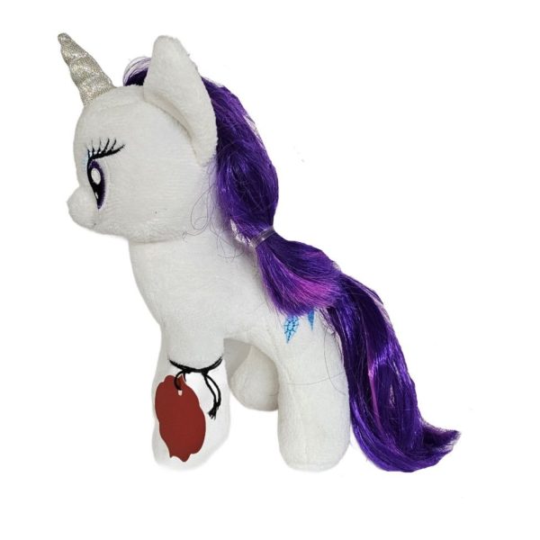 Ty Beanie Baby My Little Pony  7" Rarity 2014 Hasbro