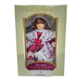 2000 DG Creations Porcelain Doll Ornament 5 Inch - Elizabeth