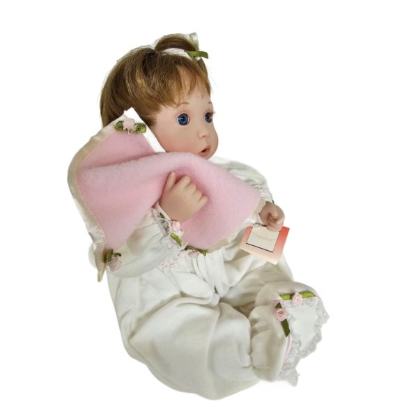 Vintage 1996 Ashton Drake Galleries "Rosebud" Baby Girl 9 Inch Porcelain Doll