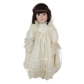 Vintage Dynasty Doll "Eva" Vintage Wedding Dress Porcelain Doll 17"