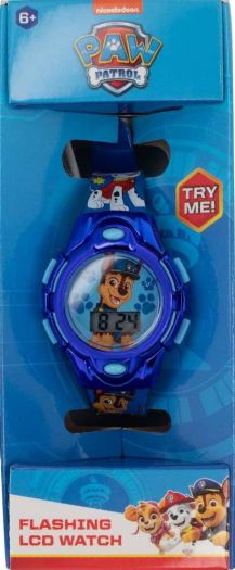 Nickelodeon Paw Patrol Unisex Children's LCD Watch in Blue and One Size