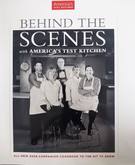 Behind the Scenes with Americas Test Kitchen - All New 2008 Compainon Cookbook (Hardcover)
