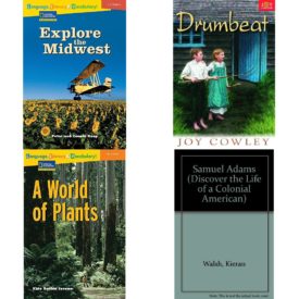 Children's Fun & Educational 4 Pack Paperback Book Bundle (Ages 6-12): Language, Literacy & Vocabulary - Reading Expeditions U.S. Regions: Explore The Midwest Language, Literacy, and Vocabulary - Reading Expeditions, DRUM BEAT Dominie Joy Chapter Books, Language, Literacy & Vocabulary - Reading Expeditions Life Science/Human Body: A World of Plants Language, Literacy, and Vocabulary - Reading Expeditions, Samuel Adams Discover the Life of a Colonial American