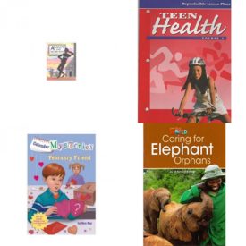 Children's Fun & Educational 4 Pack Paperback Book Bundle (Ages 6-12): Anancy and Mr. Dry-bone  by Fiona French, Weather: Water Vapor And The Water Cycle, February Friend, Our World Readers: Caring for Elephant Orphans: American English