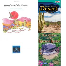 Children's Fun & Educational 4 Pack Paperback Book Bundle (Ages 6-12): Wonders of the Desert, Teacher Created Materials - TIME For Kids Informational Text: Step into the Desert - Grade 2 - Guided Reading Level K, OCTOPUSES, SQUID & CUTTLEFISH Dominie Marine Life Set 2, Book Treks Extension the Mystery of the Rescued Rubies Gr 5 2005c