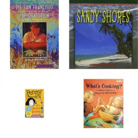 Children's Fun & Educational 4 Pack Paperback Book Bundle (Ages 6-12): LITTLE CELEBRATIONS, THE SAN FRANCISCO EXPLORATORIUM, SINGLE COPY, FLUENCY, STAGE 3B Celebration Press, SANDY SHORES Dominie Habitats del Mundo, Penny Dreadful is a Record Breaker, Whats Cooking