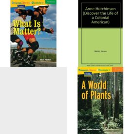 Children's Fun & Educational 4 Pack Paperback Book Bundle (Ages 6-12): Language, Literacy & Vocabulary - Reading Expeditions Physical Science: What Is Matter? Language, Literacy, and Vocabulary - Reading Expeditions, Anne Hutchinson Discover the Life of a Colonial American, Out in the Cold, Language, Literacy & Vocabulary - Reading Expeditions Life Science/Human Body: A World of Plants Language, Literacy, and Vocabulary - Reading Expeditions