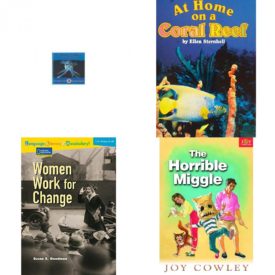 Children's Fun & Educational 4 Pack Paperback Book Bundle (Ages 6-12): OCTOPUSES, SQUID & CUTTLEFISH Dominie Marine Life Set 2, AT HOME ON A CORAL REEF, SINGLE COPY, VERY FIRST CHAPTERS, Language, Literacy & Vocabulary - Reading Expeditions U.S. History and Life: Women Work For Change Avenues, HORRIBLE MIGGLE, THE Dominie Joy Chapter Books
