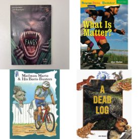 Children's Fun & Educational 4 Pack Paperback Book Bundle (Ages 6-12): FANGS OF EVIL Bullseye chillers Mar 01, 1994 Steiber, Ellen, Language, Literacy & Vocabulary - Reading Expeditions Physical Science: What Is Matter? Language, Literacy, and Vocabulary - Reading Expeditions, MAILMAN MARIO & HIS BORIS-BUSTERS Dominie Chapter Books, A Dead Log Small Worlds
