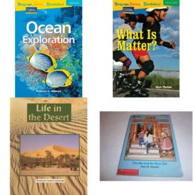 Children's Fun & Educational 4 Pack Paperback Book Bundle (Ages 6-12): Language, Literacy & Vocabulary - Reading Expeditions Earth Science: Ocean Exploration Avenues, Language, Literacy & Vocabulary - Reading Expeditions Physical Science: What Is Matter? Language, Literacy, and Vocabulary - Reading Expeditions, Steck-Vaughn Pair-It Books Fluency Stage 4: Student Reader Life in the Desert, Story Book, Claudia and the New Girl The Baby-Sitters Club #12