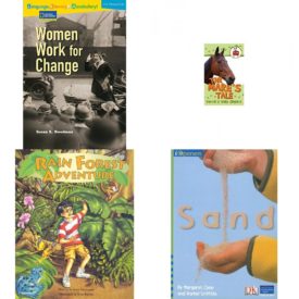 Children's Fun & Educational 4 Pack Paperback Book Bundle (Ages 6-12): Language, Literacy & Vocabulary - Reading Expeditions U.S. History and Life: Women Work For Change Avenues, The Mares Tale Pet Vet, Steck-Vaughn Pair-It Books Early Fluency Stage 3: Student Reader Rain Forest Adventure , Story Book, IOPENERS SAND SINGLE GRADE 1 2005C