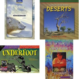 Children's Fun & Educational 4 Pack Paperback Book Bundle (Ages 6-12): National Geographic Theme Sets: Polar Climate, DESERTS, Underfoot Look Once, Look Again Science Series, LITTLE CELEBRATIONS, THE SAN FRANCISCO EXPLORATORIUM, SINGLE COPY, FLUENCY, STAGE 3B Celebration Press