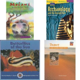 Children's Fun & Educational 4 Pack Paperback Book Bundle (Ages 6-12): Little Celebrations, Malawi-Keeper of the Trees, Single Copy, Fluency, Stage 3b, Archaeology and the Ancient Past Rise and Shine, Butterflies of the Sea Dominie Marine Life Young Readers, Desert: Inside Australias Simpson Desert Cambridge Reading