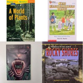 Children's Fun & Educational 4 Pack Paperback Book Bundle (Ages 6-12): Language, Literacy & Vocabulary - Reading Expeditions Life Science/Human Body: A World of Plants Language, Literacy, and Vocabulary - Reading Expeditions, Mary Anne and Miss Priss Baby-Sitters Club #73, FANGS OF EVIL Bullseye chillers Mar 01, 1994 Steiber, Ellen, ROCKY SHORES Dominie Habitats of the World