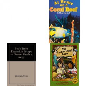 Children's Fun & Educational 4 Pack Paperback Book Bundle (Ages 6-12): In the Deep Newbridge Discovery Links, AT HOME ON A CORAL REEF, SINGLE COPY, VERY FIRST CHAPTERS, BOOK TREKS EXTENSION ESCAPE TO DANGER GRADE 5 2005C, THE LOST AND FOUND GAME, SINGLE COPY, FIRST CHAPTERS First Chapters: Set 4