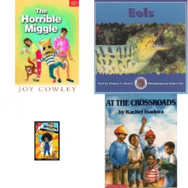 Children's Fun & Educational 4 Pack Paperback Book Bundle (Ages 6-12): HORRIBLE MIGGLE, THE Dominie Joy Chapter Books, Eels Dominie Marine Life Young Readers, Mia Mayhem Is a Superhero! 1, At the Crossroads