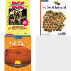 Children's Fun & Educational 4 Pack Paperback Book Bundle (Ages 6-12): The Babysitters Club: The Movie, IOPENERS WE NEED INSECTS SINGLE GRADE 2 2005C, Windows on Literacy Fluent Plus Science: Earth/Space: The Sun Nonfiction Reading and Writing Workshops, BOOK TREKS WACKY WEATHER LEVEL 4 6PK