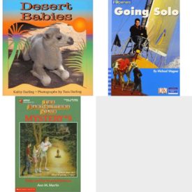 Children's Fun & Educational 4 Pack Paperback Book Bundle (Ages 6-12): Desert Babies, IOPENERS GOING SOLO SINGLE GRADE 5 2005C, Kristy and the Haunted Mansion The Baby-Sitters Club, Mystery #9, READY READERS, STAGE ZERO, BOOK 43, SHEEPS BELL, SINGLE COPY Celebration Press Ready Readers