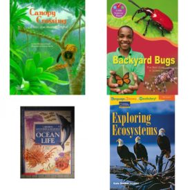 Children's Fun & Educational 4 Pack Paperback Book Bundle (Ages 6-12): Canopy Crossing: A Story of an Atlantic Rainforest, Backyard Bugs: The Best Start in Science Little Science Stars, Mysteries & Marvels of Ocean Life, Language, Literacy & Vocabulary - Reading Expeditions Life Science/Human Body: Exploring Ecosystems Language, Literacy, and Vocabulary - Reading Expeditions