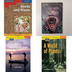 Children's Fun & Educational 4 Pack Paperback Book Bundle (Ages 6-12): SEEDS AND PLANTS Dominie Factivity, FANGS OF EVIL Bullseye chillers Mar 01, 1994 Steiber, Ellen, Language, Literacy & Vocabulary - Reading Expeditions U.S. Regions: Explore The Southeast Language, Literacy, and Vocabulary - Reading Expeditions, Language, Literacy & Vocabulary - Reading Expeditions Life Science/Human Body: A World of Plants Language, Literacy, and Vocabulary - Reading Expeditions