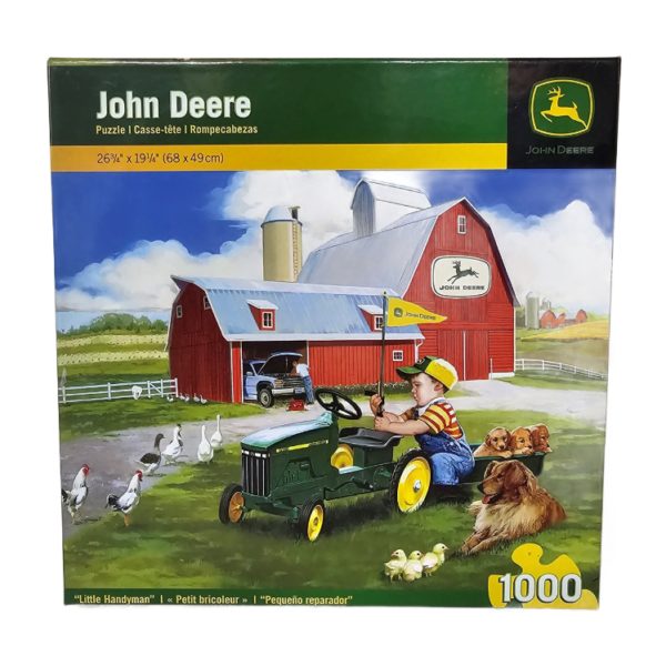 John Deere "Little Handyman" 1000 Piece Jigsaw Puzzle by Masterpieces