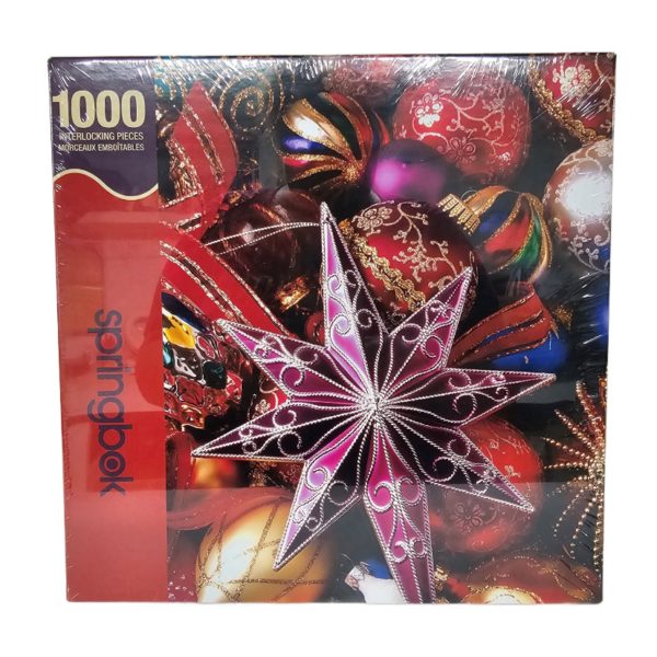 2003 Springbok "Ornamental Christmas" 1000 Piece Jigsaw Vintage Christmas Ornaments