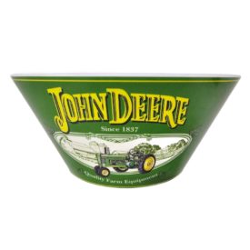 John Deere Since 1837 Melamine Serving Bowl 10" Moline, Illinois