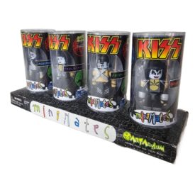 2002 Kiss Minimates 4" Mini Figure Set of 4 by Art Asylum Includes Ace, Paul, Peter & Gene