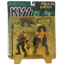 1998 KISS Psycho Circus Peter Criss & the Animal Wrangler Action Figure Playset