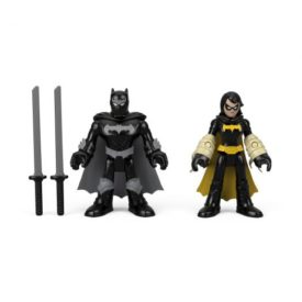 Imaginext DC Super Friends Black Bat and Ninja Batman Figure Set