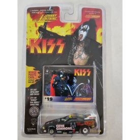 Johnny Lightning KISS Gene Simmons 1:64 Diecast Car w/ANOTHER TUNE BITES THE DUST Photo Card #19