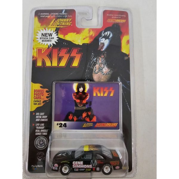 Johnny Lightning KISS Gene Simmons 1:64 Diecast Car w/PAUL AND HIS HAREM Photo Card #24