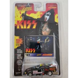 Johnny Lightning KISS Gene Simmons 1:64 Diecast Car w/UP FRONT AND CENTER Photo Card #27
