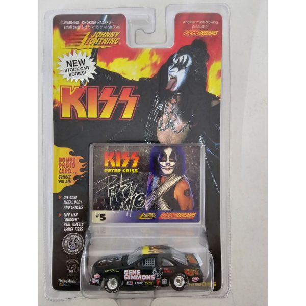 Johnny Lightning KISS Gene Simmons 1:64 Diecast Car w/PETER CRISS Photo Card #5