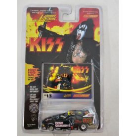 Johnny Lightning KISS Gene Simmons 1:64 Diecast Car w/ALL THE WORLD'S STAGE Photo Card #13
