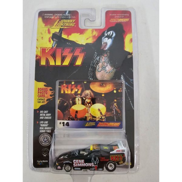 Johnny Lightning KISS Gene Simmons 1:64 Diecast Car w/PETER AT WORK IN OFFICE Photo Card #14
