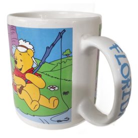 Disney Winnie The Pooh Fishing FLORIDA Coffee Mug by Applause #43828