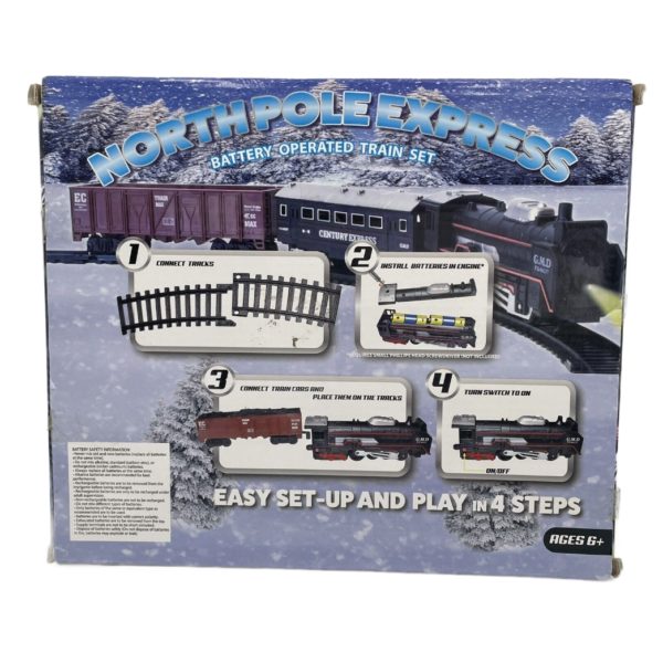 North Pole Express Battery Operated 13 Piece Train Set