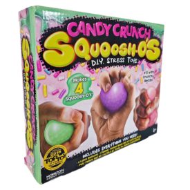 Horizon Group CANDY CRUNCH Squoosh-o's Kit, Makes 4, Create Your Own Stress Toy, Ages 6+