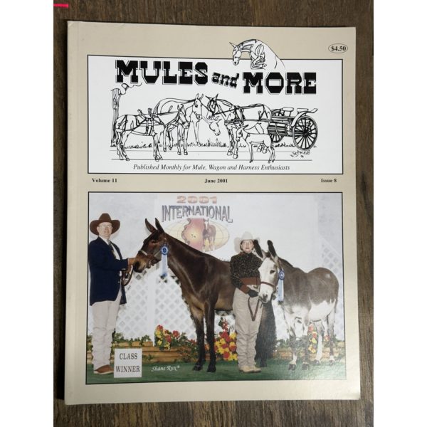 Mules and More - Jun. 2001 Vol. 11 Issue 8 (Back Issue Magazine)
