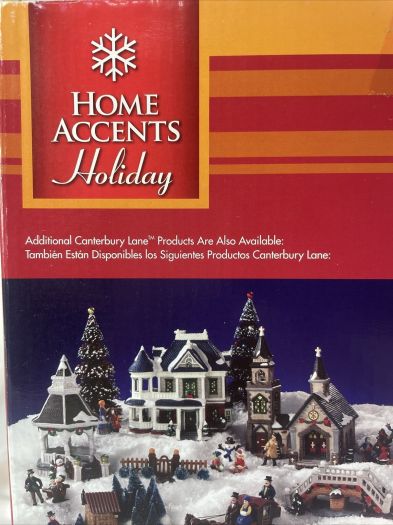 Home Accents Holiday Canterbury Lane Victorian Porcelain House #987018