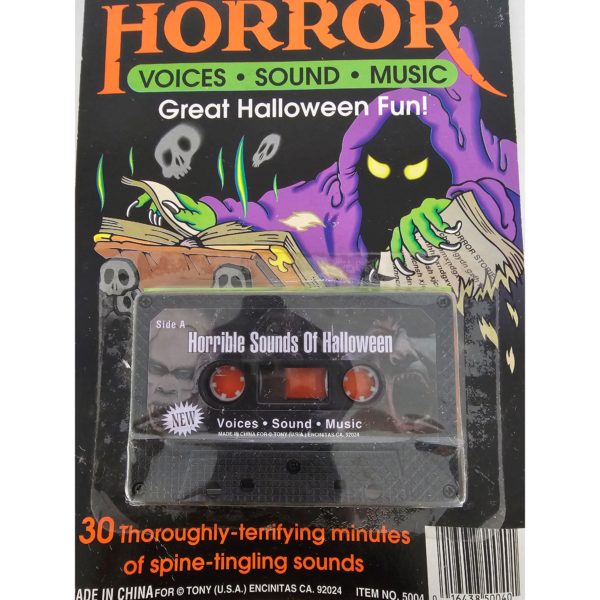 Vintage Horrible Sounds of Halloween: Voices, Sound, Music RARE (Music Cassette)